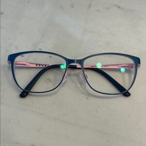 Bevel Blue and Pink Women's Glasses